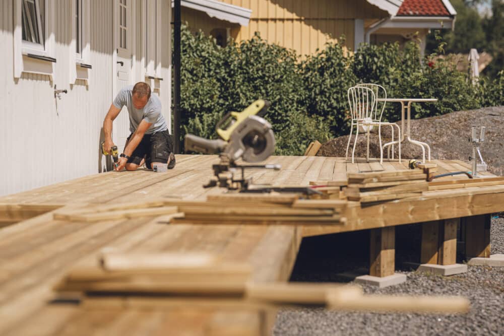 Ny træterrasse i Hjørring, Brønderslev, Hirtshals